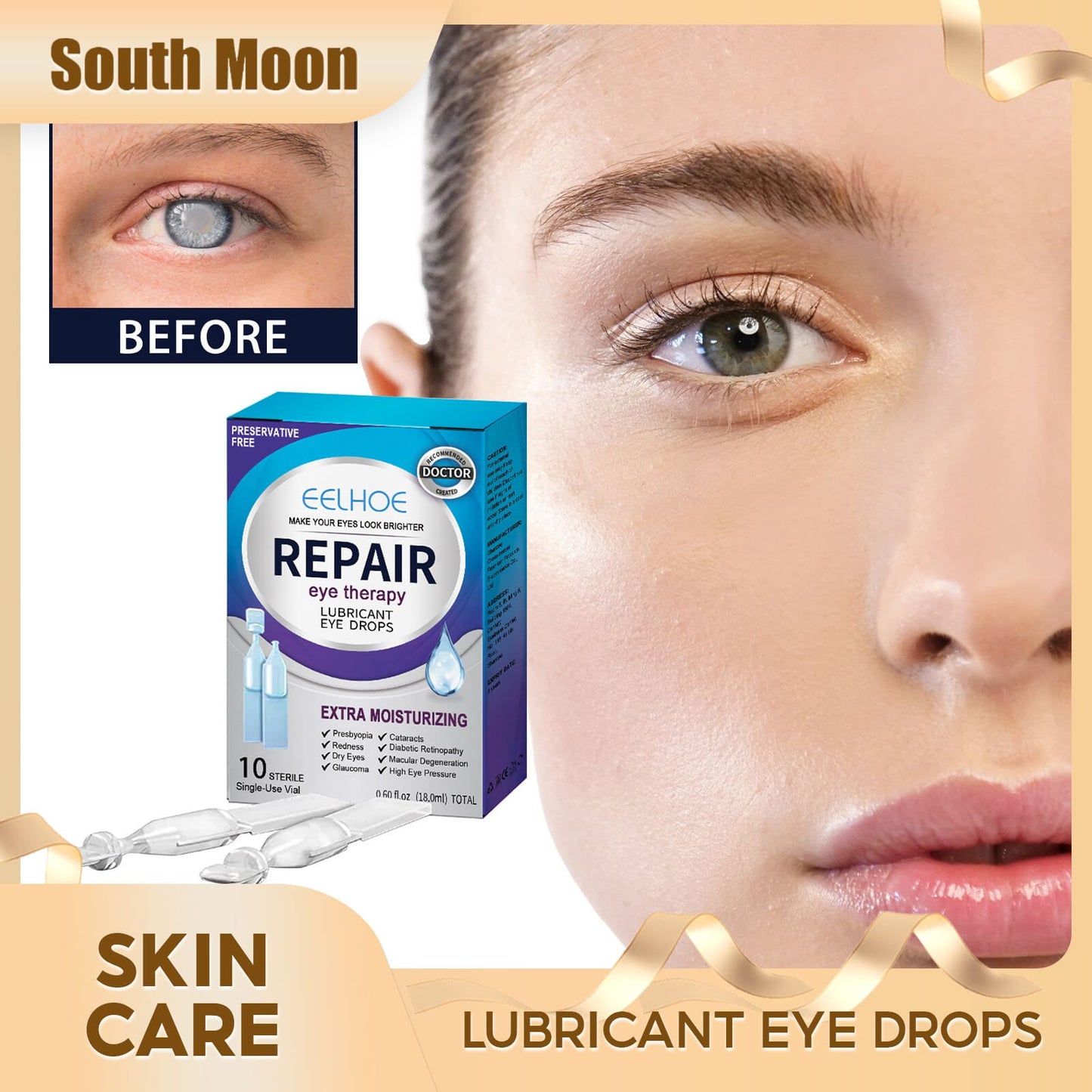 Gouttes pour Soulager et Protéger Vos Yeux