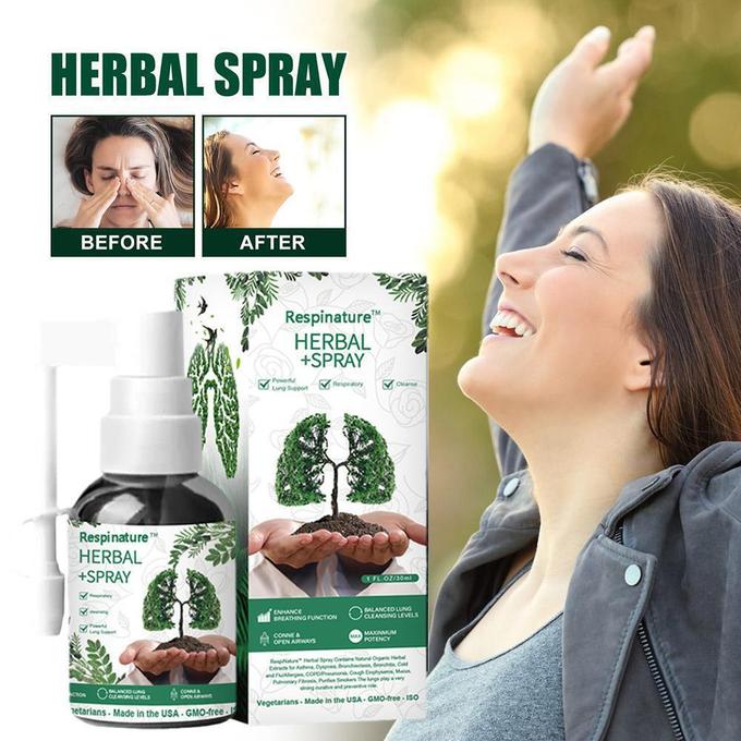 Brume nettoyante aux herbes pour les poumons