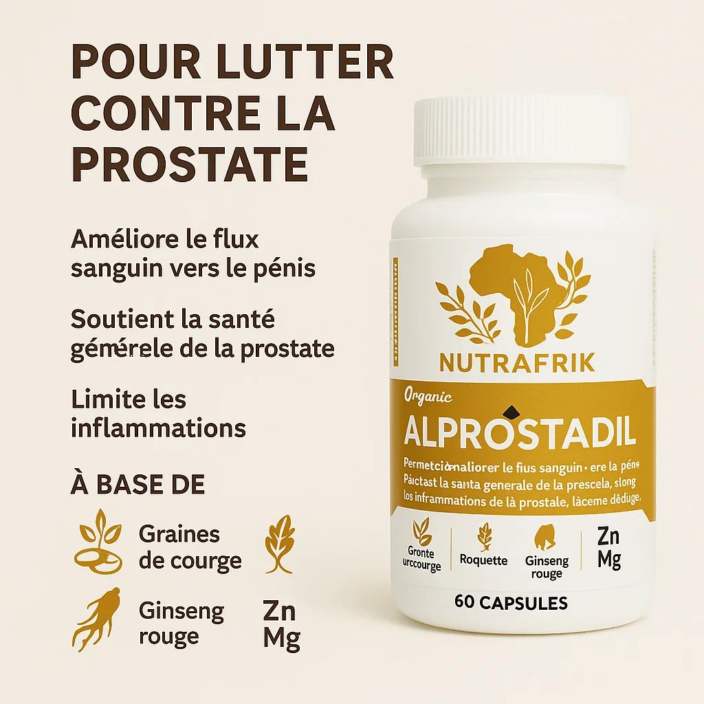 ALPROSTADIL NUTRAFRIK : complément pour prostate