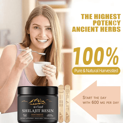 Supplément de Shilajit de l'Himalaya, Résine pure naturelle